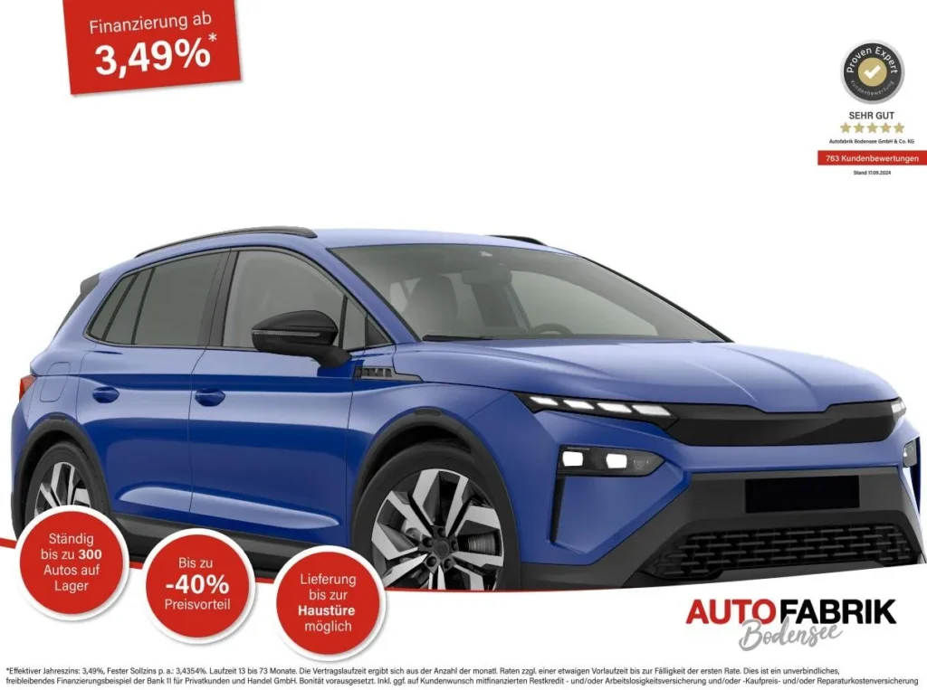 Skoda Elroq 60 SportLine Navi – Frontansicht