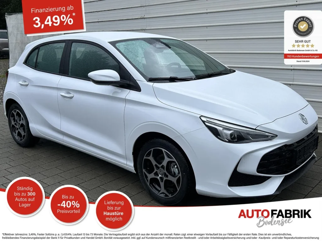 MG MG3 Comfort 1.5L – Frontansicht