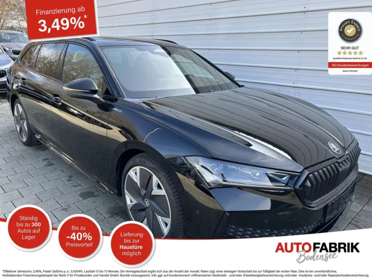 Skoda Superb Kombi Sportline 2.0 – Frontansicht